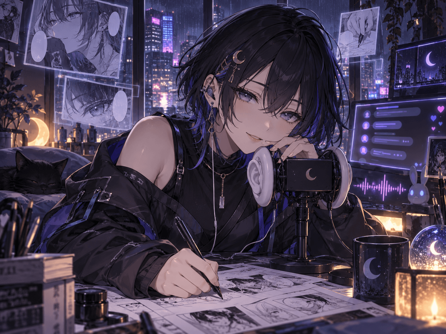 夜に溶ける物語アーカイブのサンプル